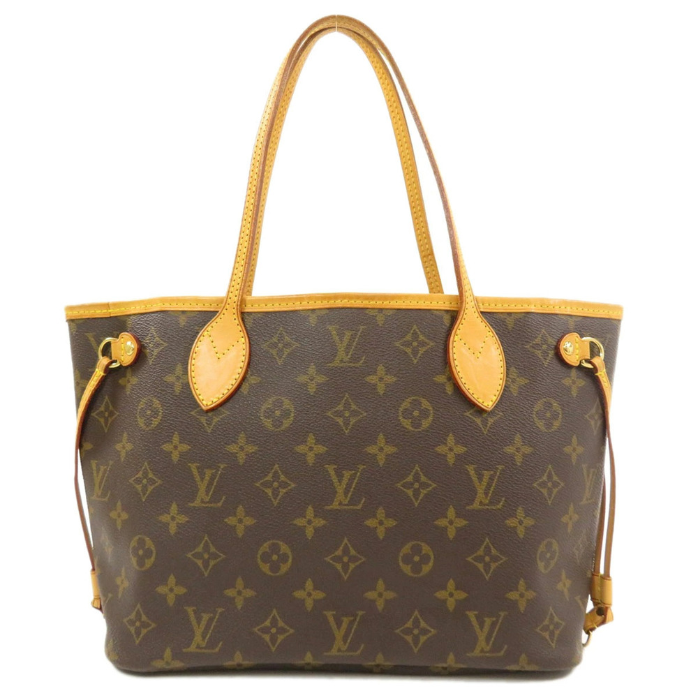 Louis Vuitton Monogram Tote Bag Neverfull Canvas Brown